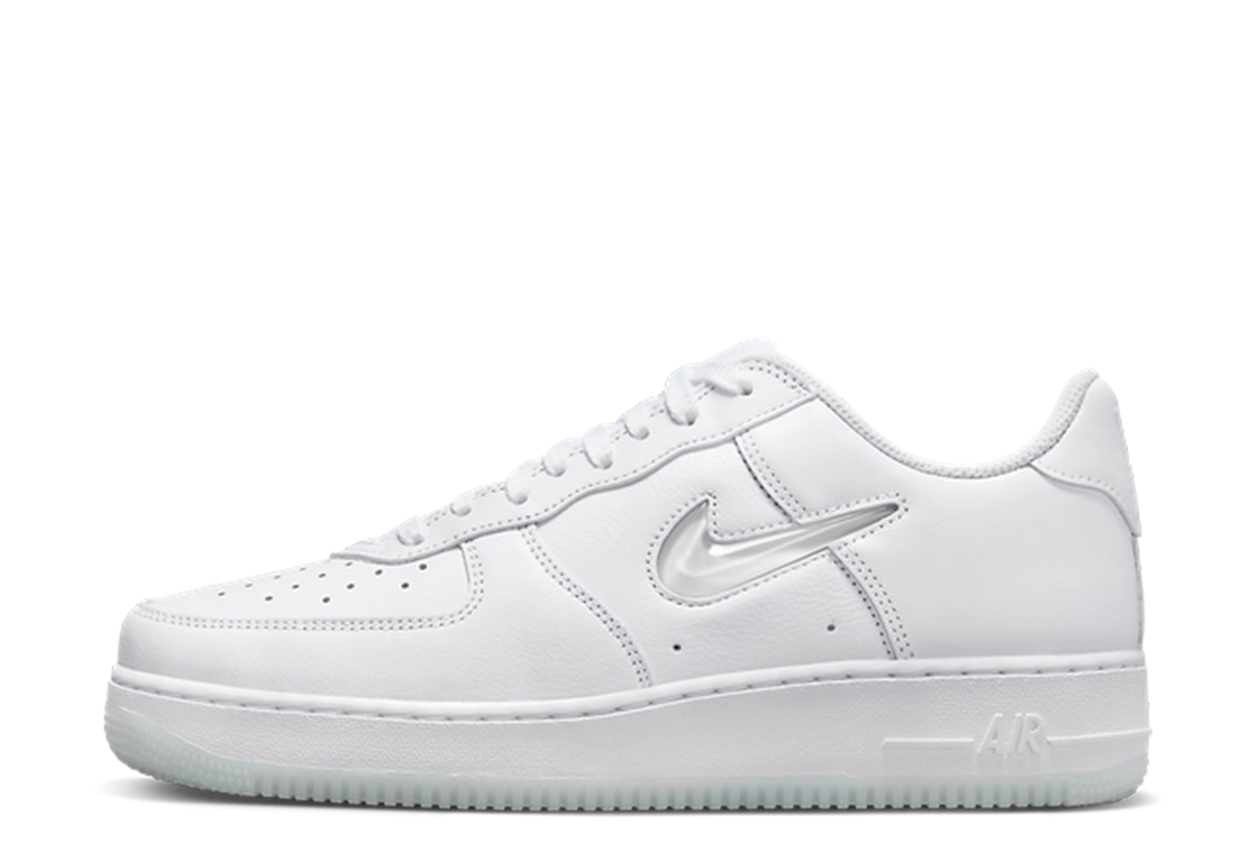 Nike Air Force 1 Low Jewel 'Triple White' (2023) White/White/White sneaker – authenticated on KLEKT