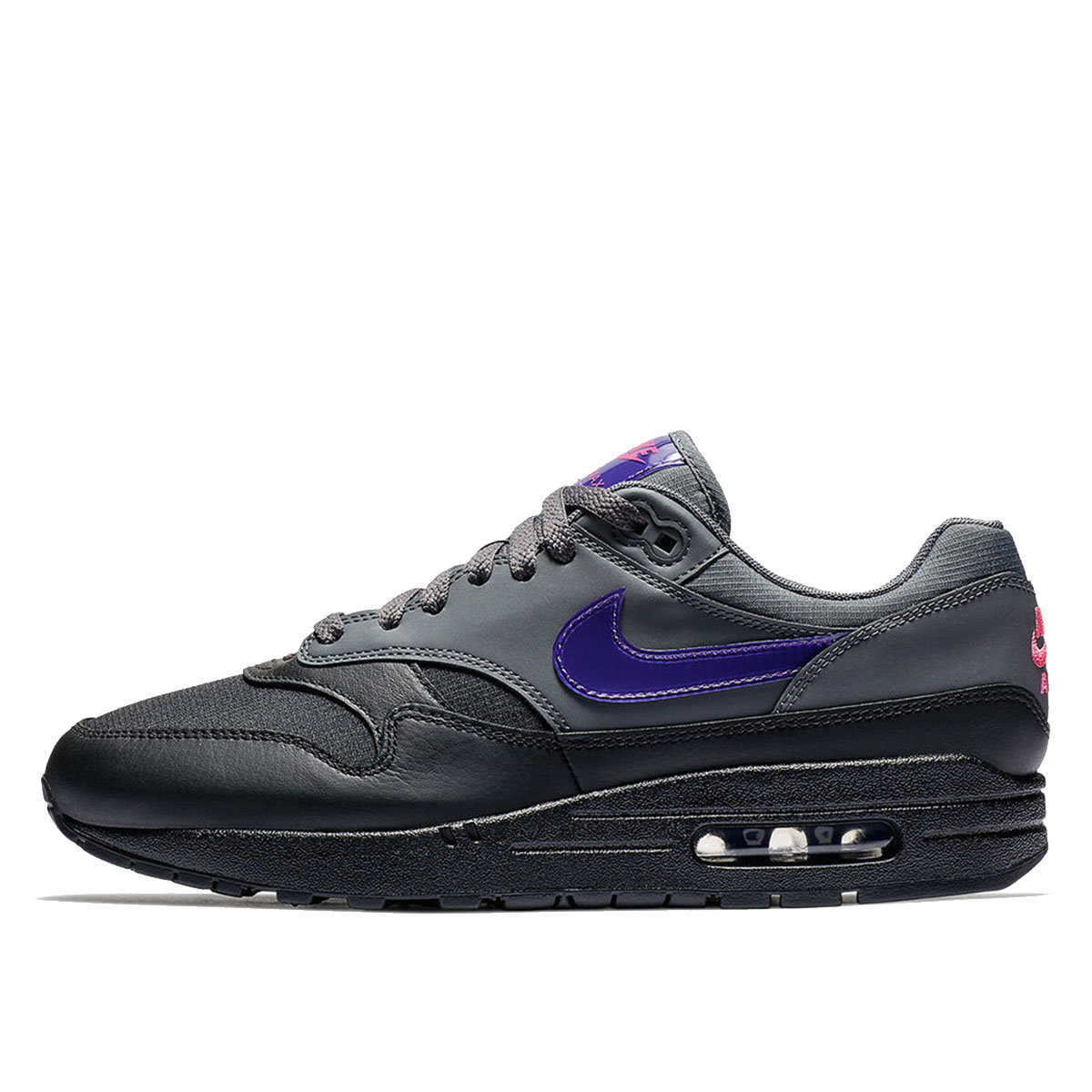 Nike Air Max 1 Black Grey Purple (2018) sneaker – authenticated on KLEKT