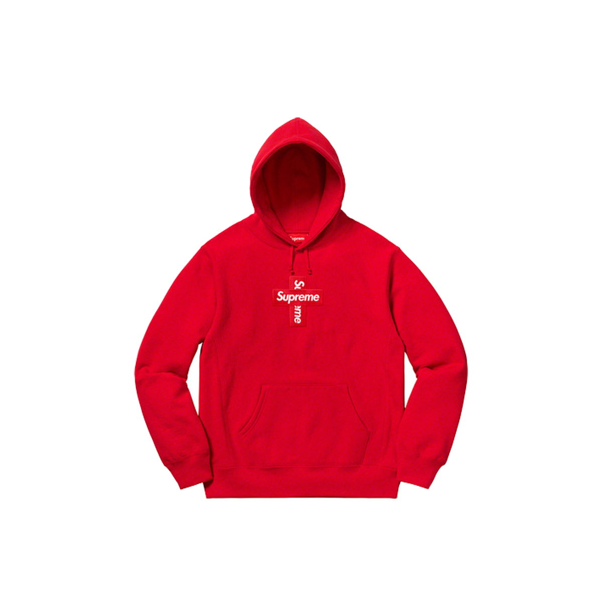 Supreme Cross Box Logo Hooded Sweatshirt Red (FW20) sneaker – authenticated on KLEKT