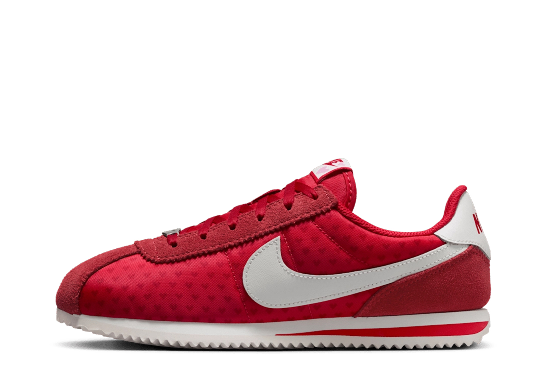 Nike Cortez GS 'Valentine’s Day' (2025) Light Crimson/Summit White/Fire Red/Dark Team Red/Pink Foam sneaker – authenticated on KLEKT