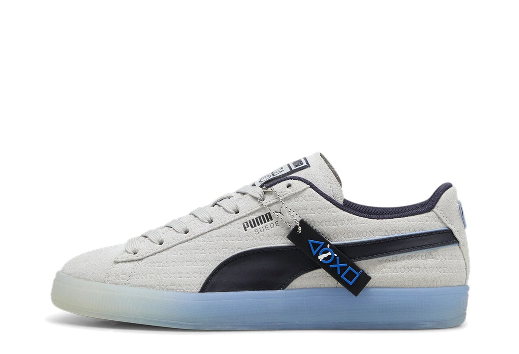 Puma x Playstation Suede 'Glacial Grey' (2024) Glacial Grey/New Navy sneaker – authenticated on KLEKT