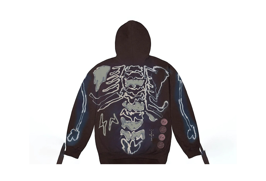 Travis Scott x Cactus Jack For Fragment Skeleton Graffiti Full Zip Hoodie Multi (SS21) MULTI sneaker – authenticated on KLEKT