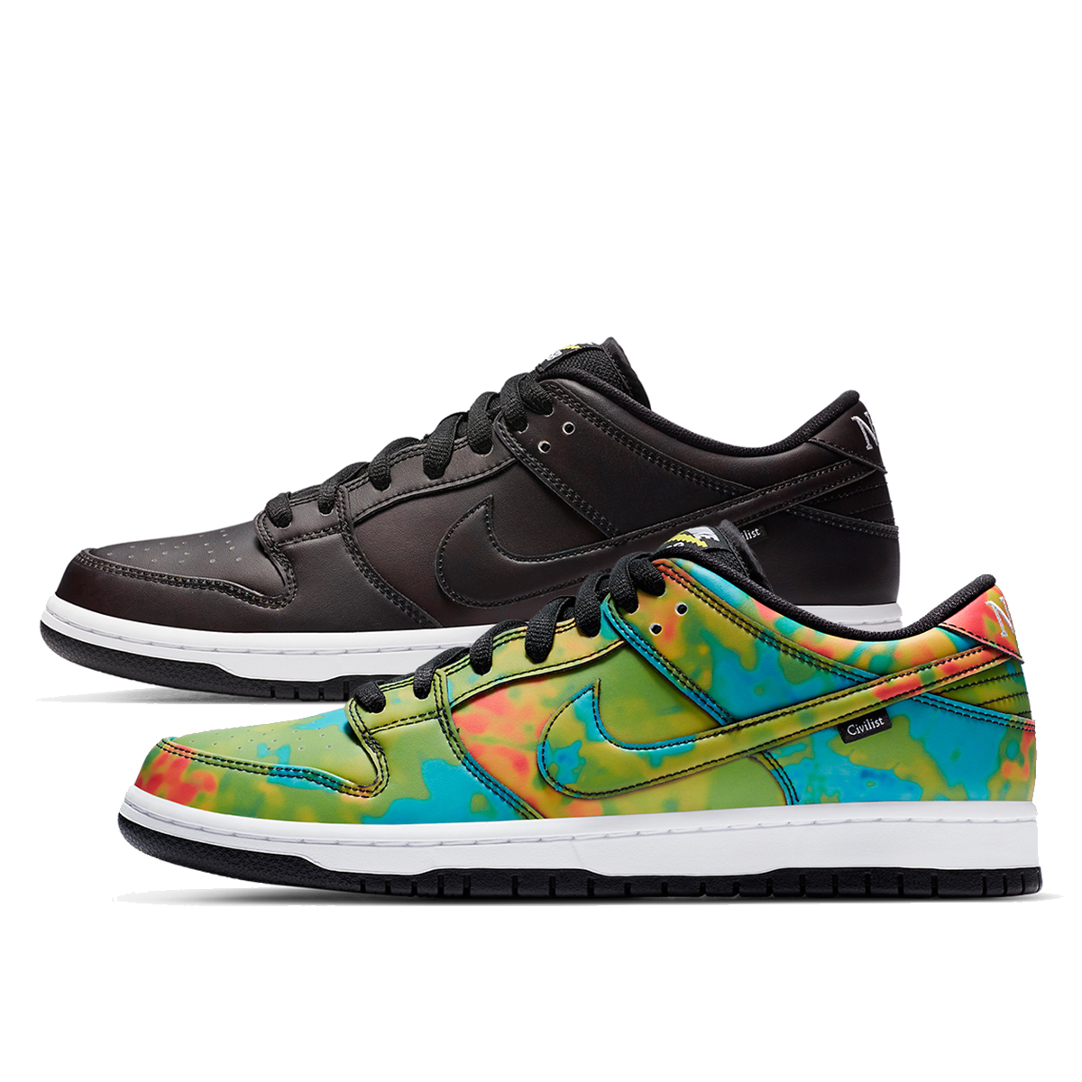 Nike SB x Civilist Dunk Low 'Heat Map' (2020) sneaker – authenticated on KLEKT