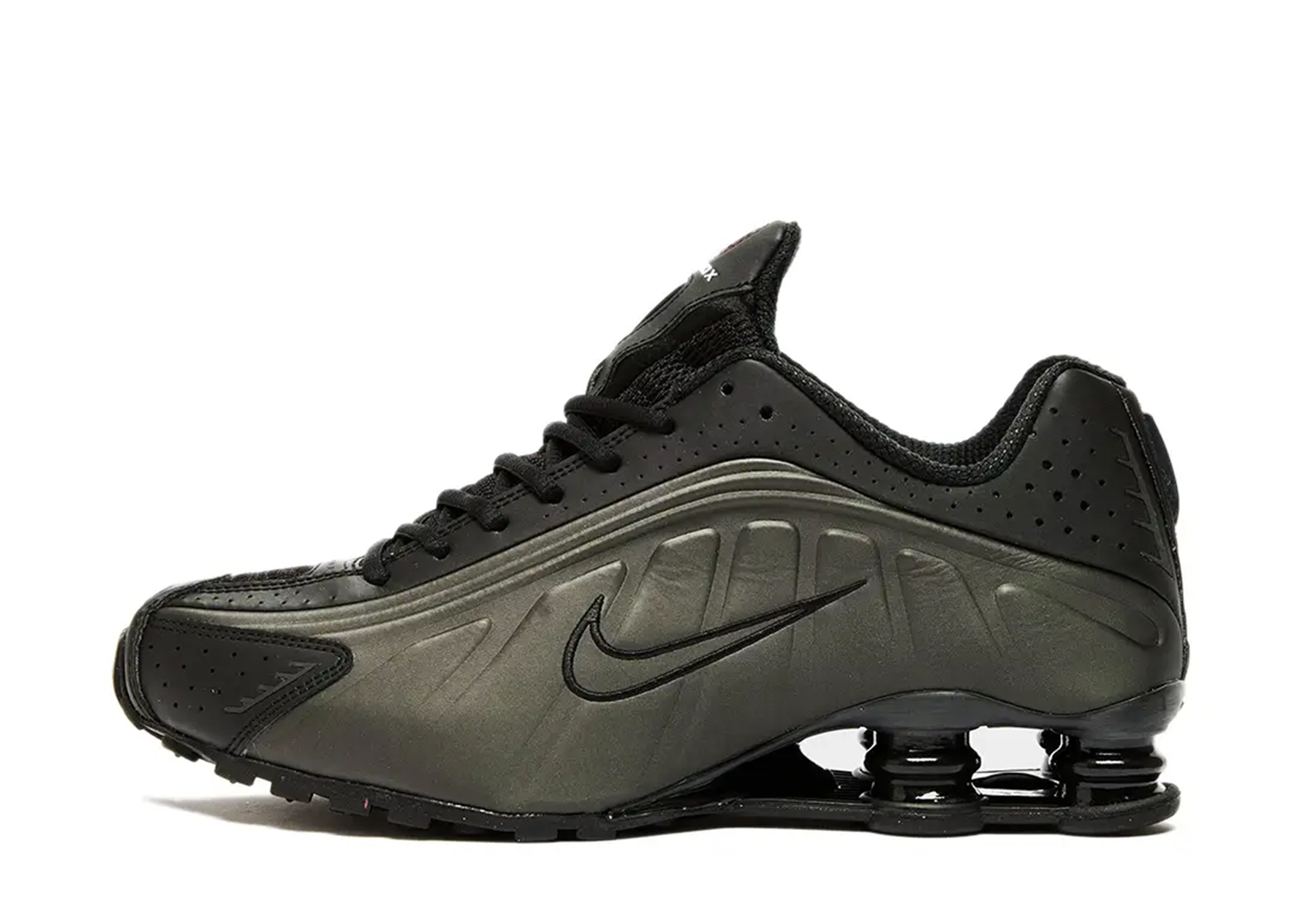 Nike Shox R4 'Black Bright Crimson' (2025) GREEN sneaker – authenticated on KLEKT