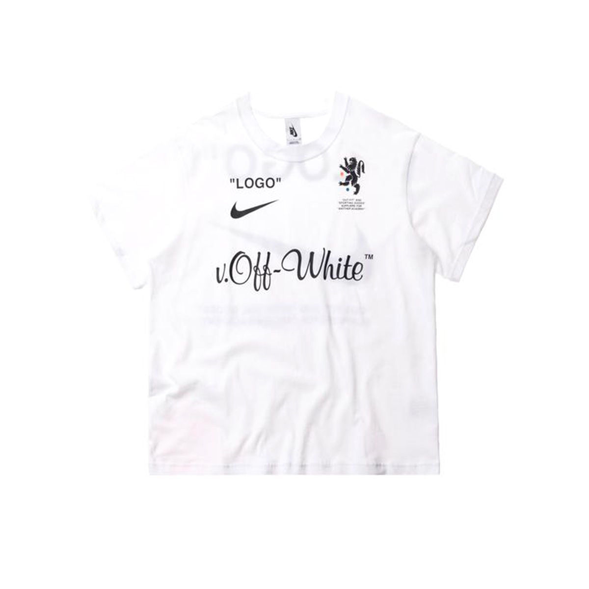 Nike x Off White Mon Amour Football T-Shirt Tee White (2018) sneaker – authenticated on KLEKT