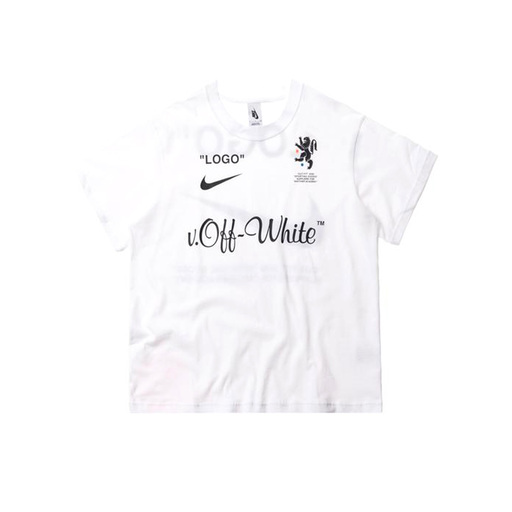 Nike x Off White Mon Amour Football T-Shirt Tee White (2018)