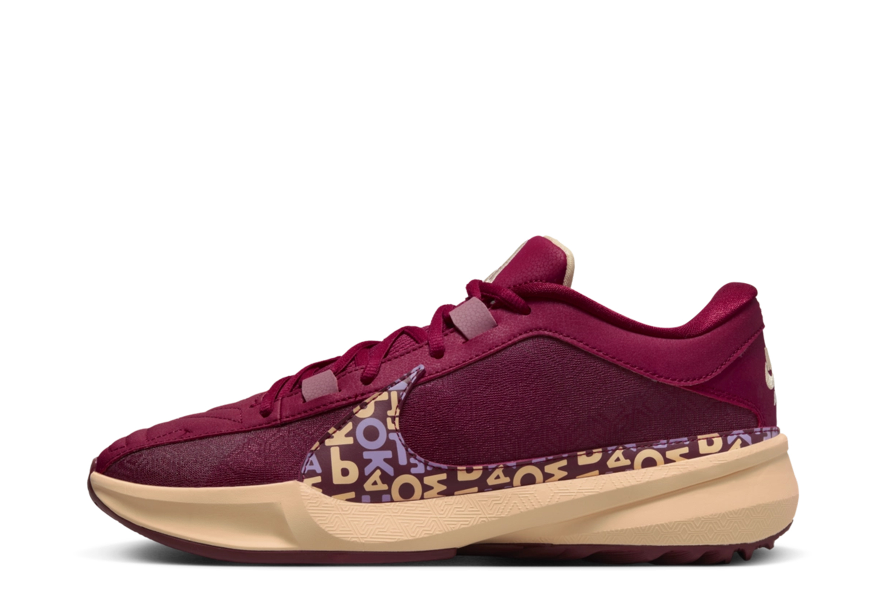 Nike Zoom Freak 5 'Alphabet Bros' (2023) Noble Red/Ice Peach sneaker – authenticated on KLEKT