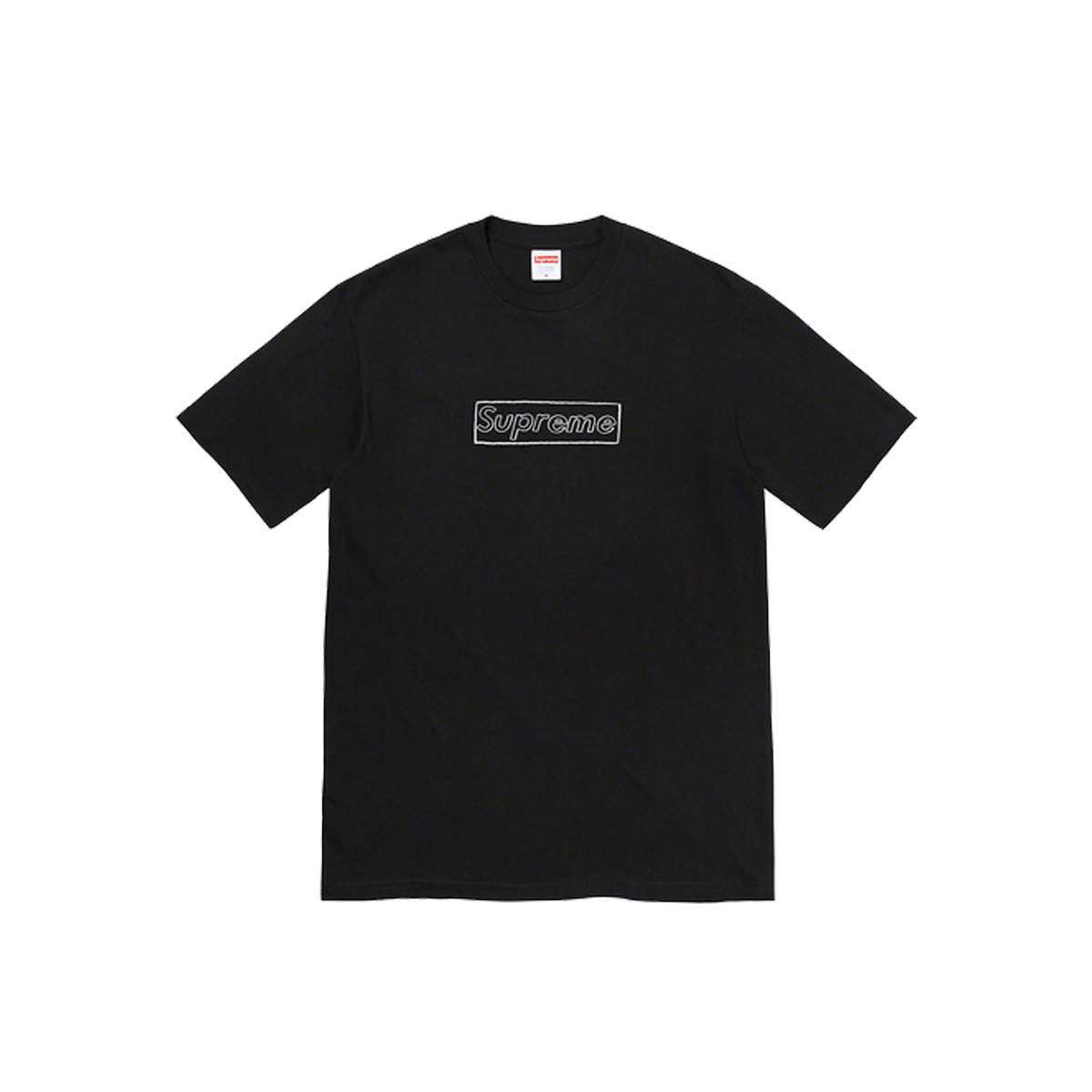 Supreme x KAWS Chalk Box Logo Tee Black (SS21) BLACK sneaker – authenticated on KLEKT