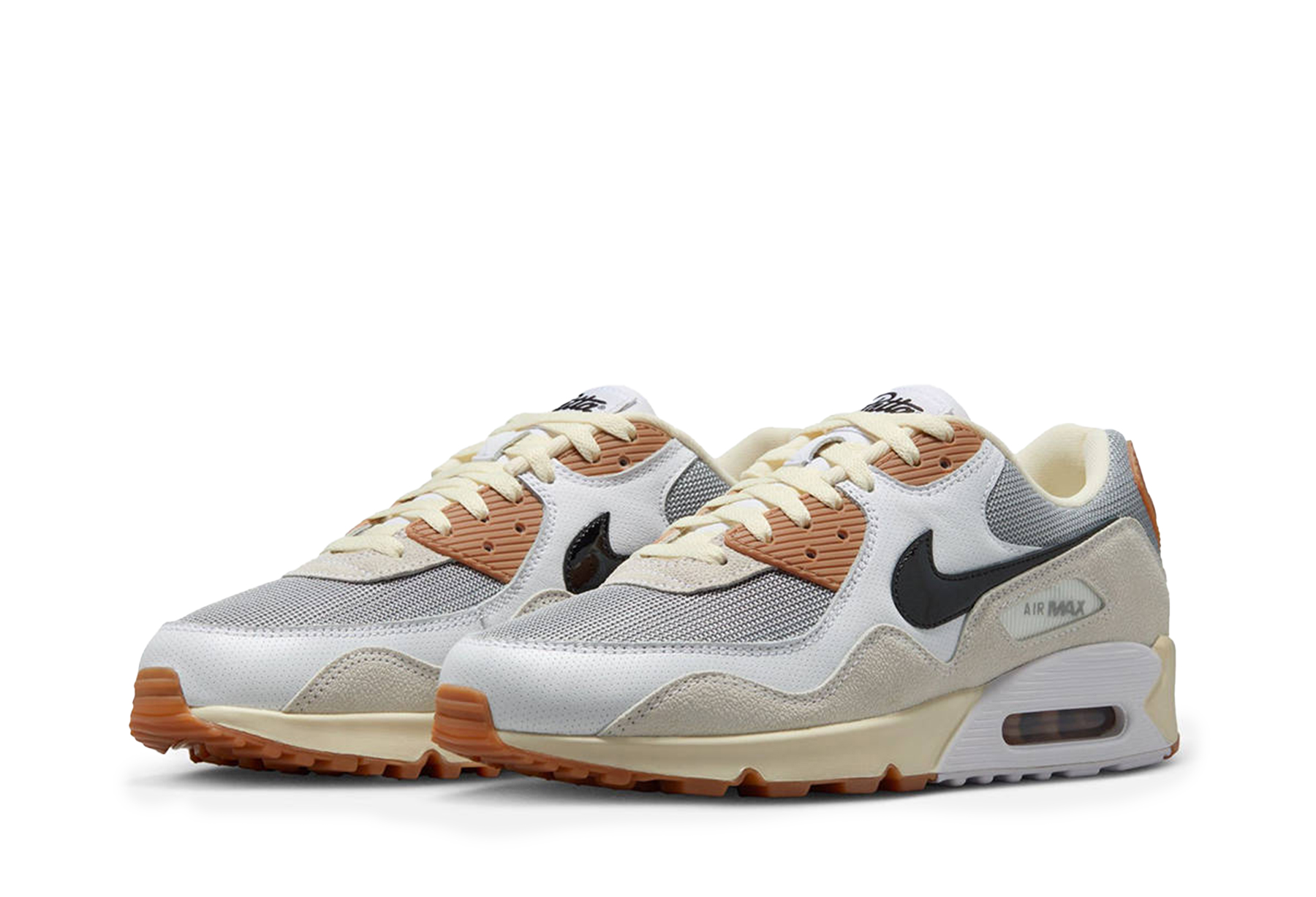 Nike x Patta Air Max 90 Waves 'Particle Grey Gum' (2025) Particle Grey/Coconut Milk/White/Black/Gum Medium Brown sneaker – authenticated on KLEKT
