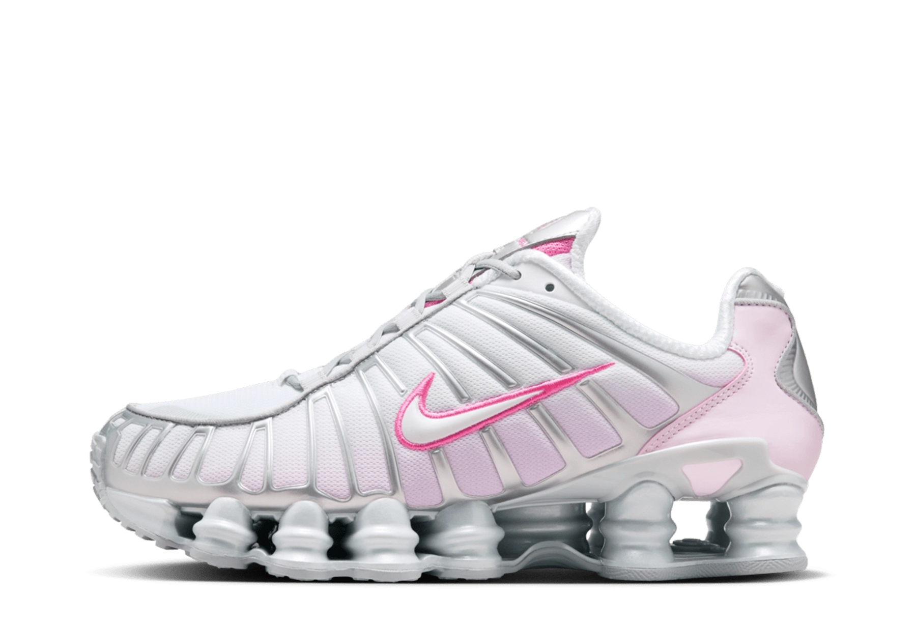 Nike Shox TL WMNS 'Pink Foam' (2024) Metallic Platinum/Pinksicle/Pink Foam/White/Flat Silver sneaker – authenticated on KLEKT