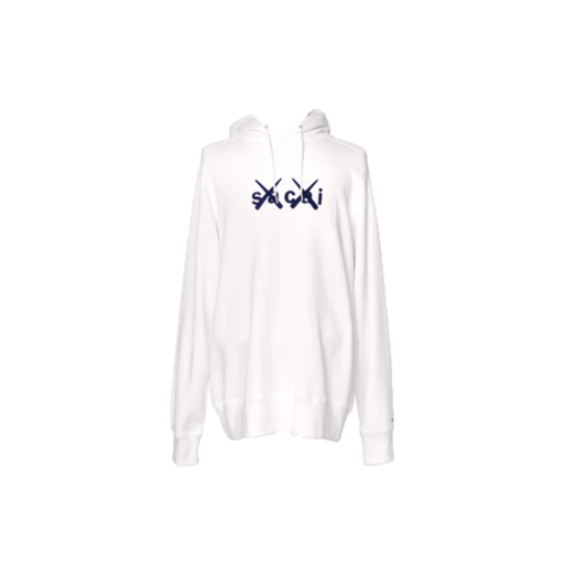 Kaws x Sacai Flock Print Sweatshirt White (FW21)
