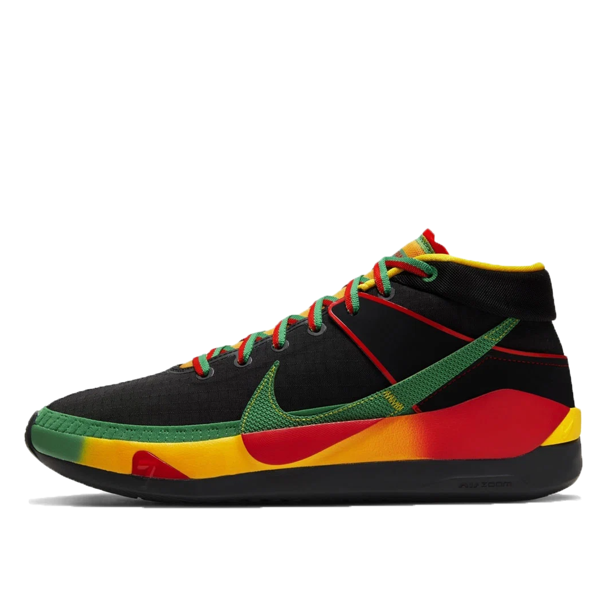 Nike KD 13 Rasta (2020) BLACK/UNIVERSITY RED/LUCKY GREEN sneaker – authenticated on KLEKT
