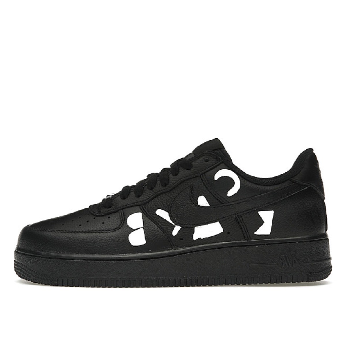 Nike x Comme des Garçons Black Air Force 1 Low Retro SP 'Black' (2025) sneaker – authenticated on KLEKT