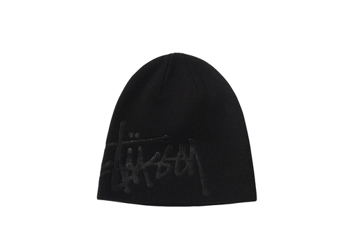 Stussy Debossed Basic Logo Beanie Black (FW21)
