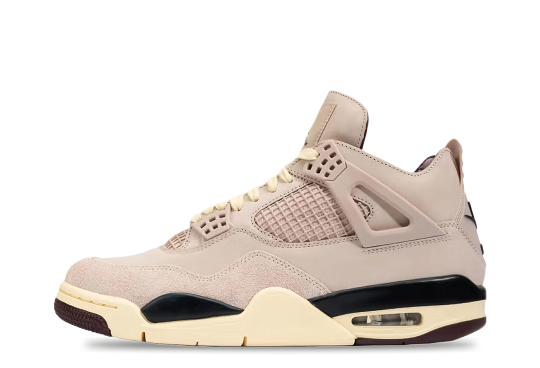 Air Jordan 4 x A Ma Maniére 4 Retro OG SP WMNS 'Fossil Stone' (2024) Fossil Stone/Metallic Pewter/Burgundy Crush sneaker – authenticated on KLEKT