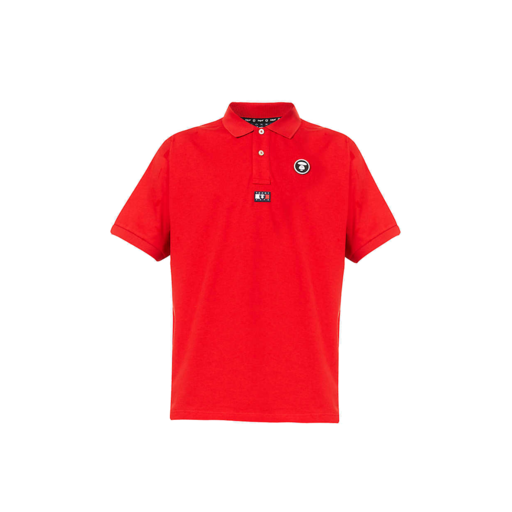 Tommy Hilfiger x AAPE Cotton Polo Shirt Red (SS20)
