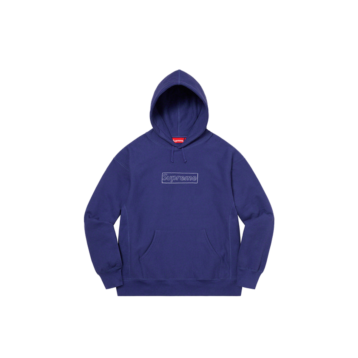 Supreme x KAWS Chalk Logo Hooded Sweatshirt Washed Navy (SS21) sneaker – authenticated on KLEKT