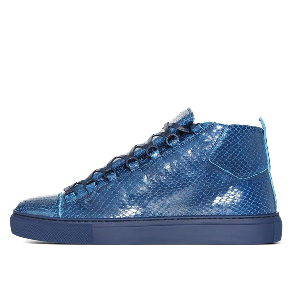 Balenciaga Arena High Top 'Python Blue' sneaker – authenticated on KLEKT