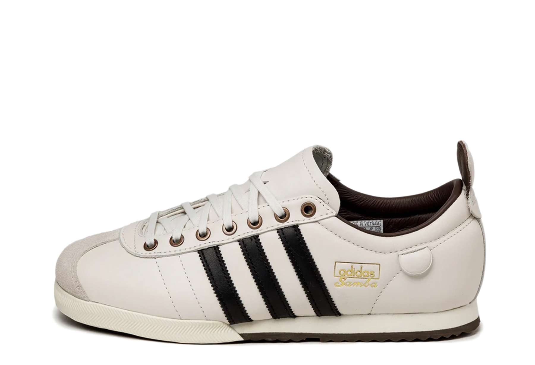 Adidas Samba 62 'Cloud White' (2025) Cloud White/Core Black/Brown sneaker – authenticated on KLEKT