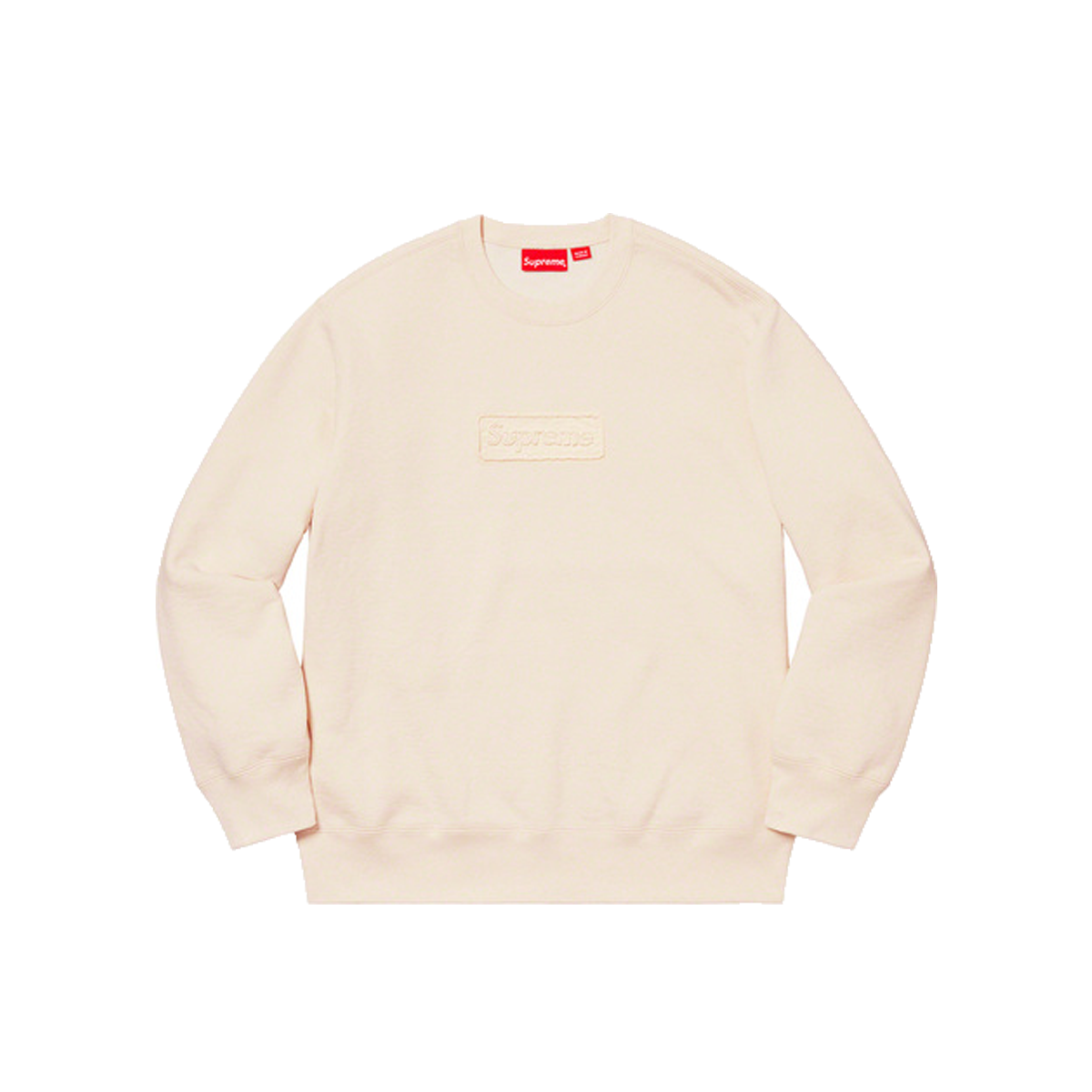 Supreme Cutout Logo Crewneck Natural (SS20) sneaker – authenticated on KLEKT