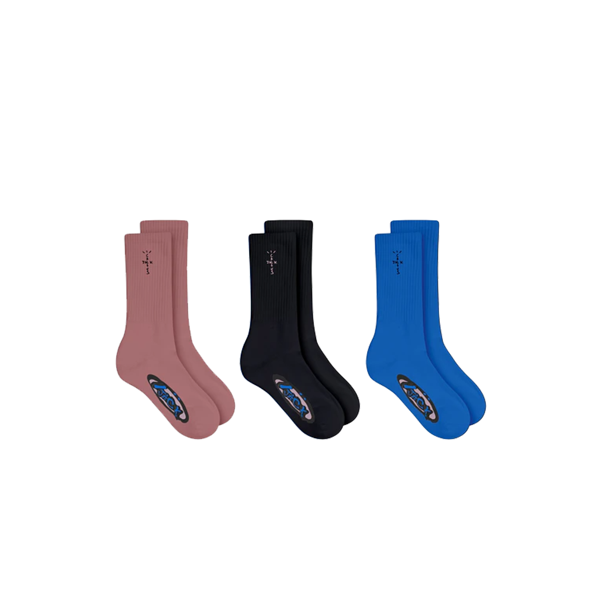 Travis Scott Cactus Jack Basic Socks (3-Pack) Multi (SS21) MULTI sneaker – authenticated on KLEKT