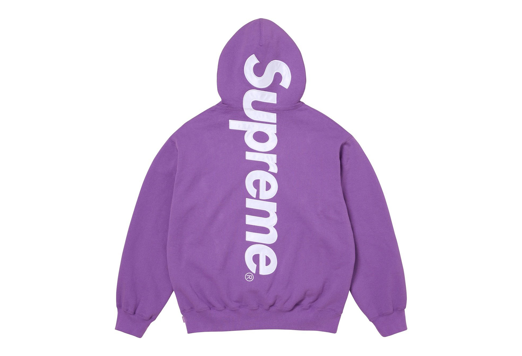 Supreme Satin Appliqué Hooded Sweatshirt 'Violet' (FW25) VIOLET sneaker – authenticated on KLEKT
