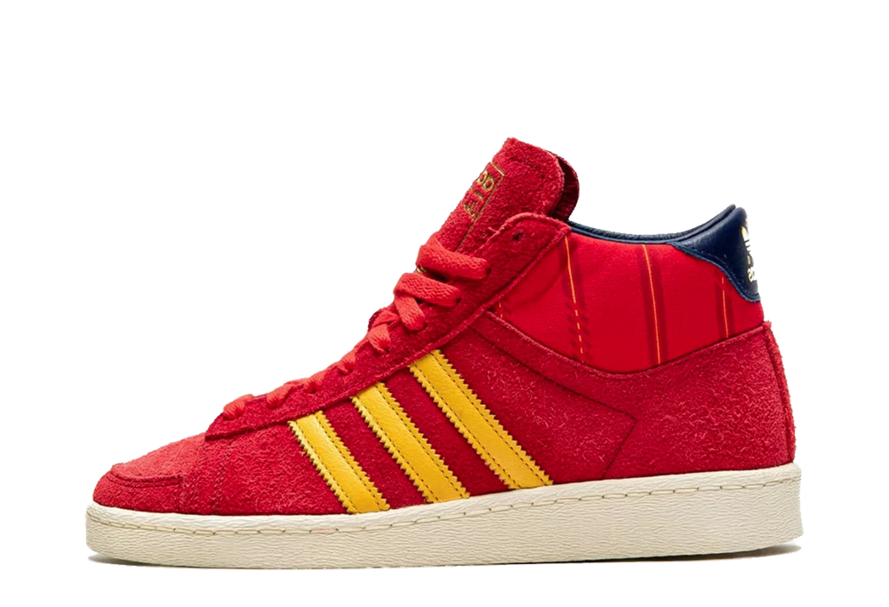 Adidas Jabbar Hi Fef Home 'Supcol' (2025) RED/YELLOW sneaker – authenticated on KLEKT