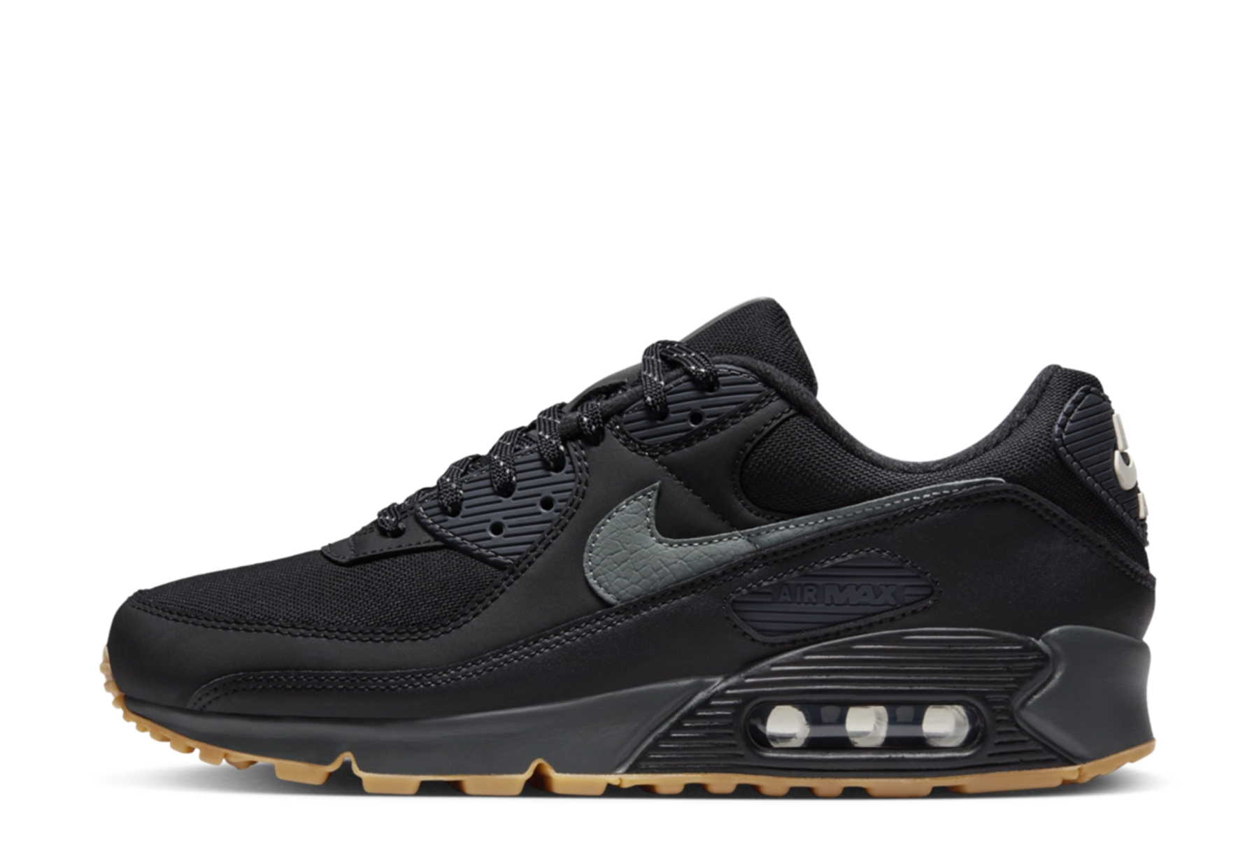 Nike Air Max 90 'Black Gum' (2023) Black/Black/Gum sneaker – authenticated on KLEKT
