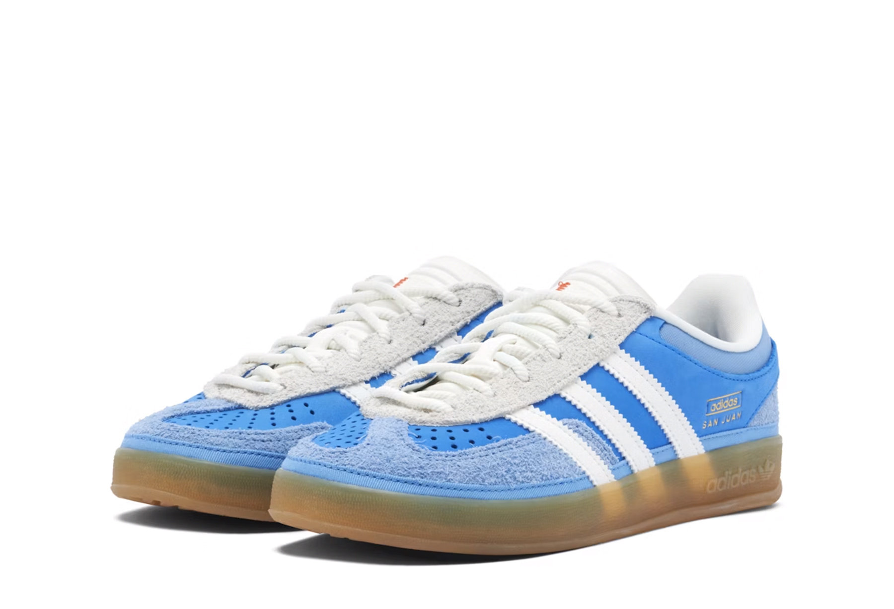 Adidas x Bad Bunny Gazelle Indoor 'San Juan' (2024) Blue/Core White/Gum sneaker – authenticated on KLEKT