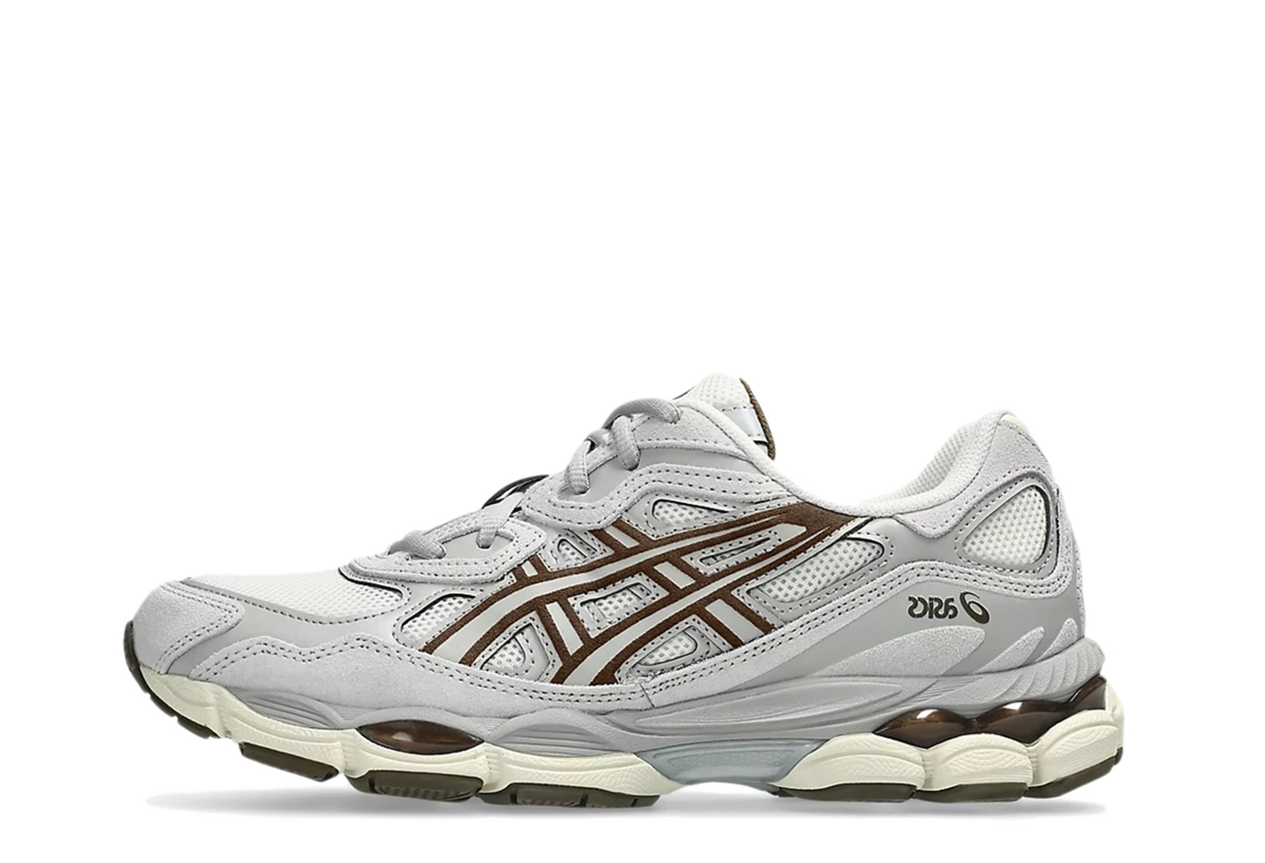 Asics GEL-NYC 'Cement Grey & Brown' (2026) Cream/Cement Grey sneaker – authenticated on KLEKT
