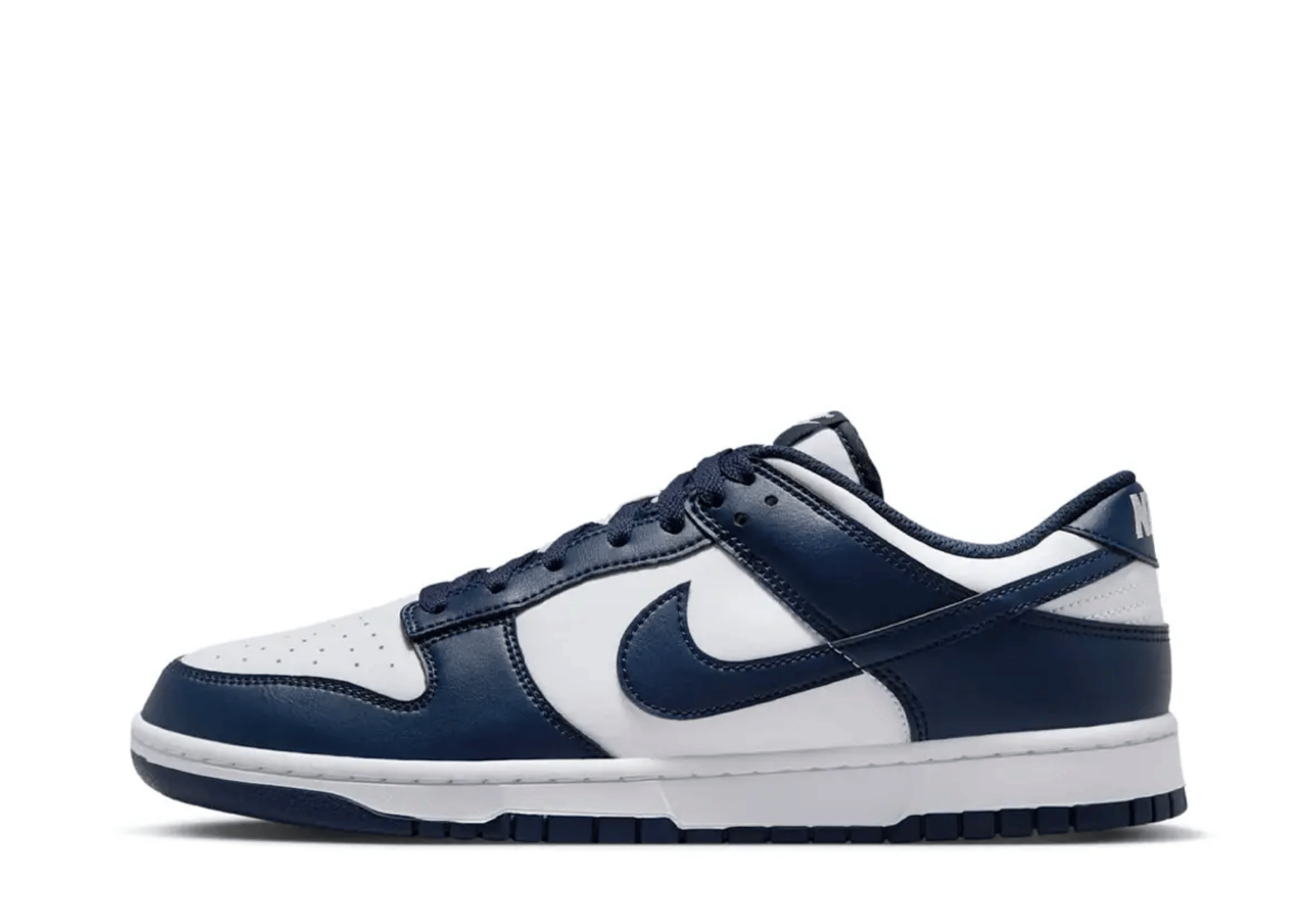 Nike Dunk Low 'White Midnight Navy' (2024) WHITE/MIDNIGHT NAVY sneaker – authenticated on KLEKT