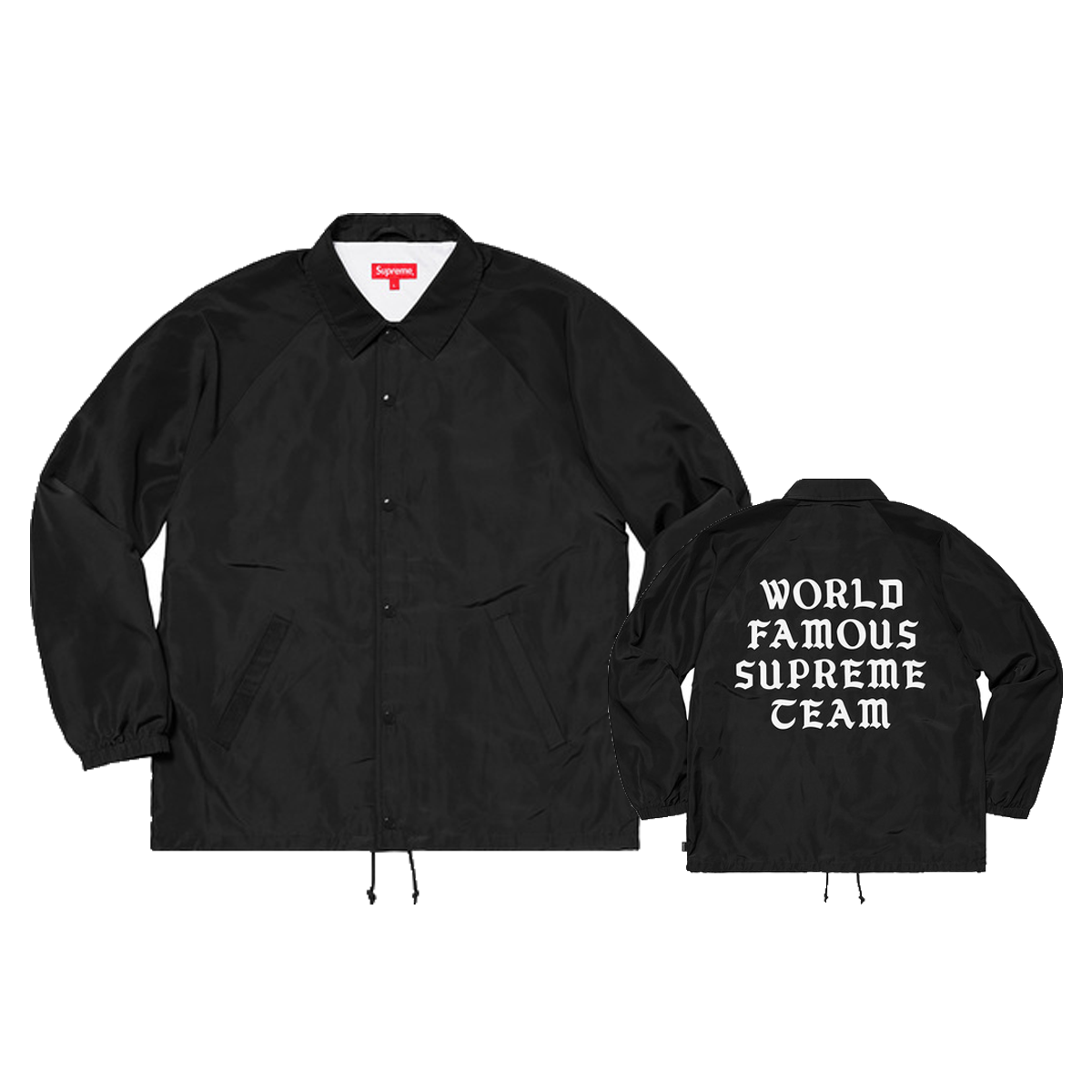 Supreme World Famous Coaches Jacket Black (SS20) | Supreme | KLEKT