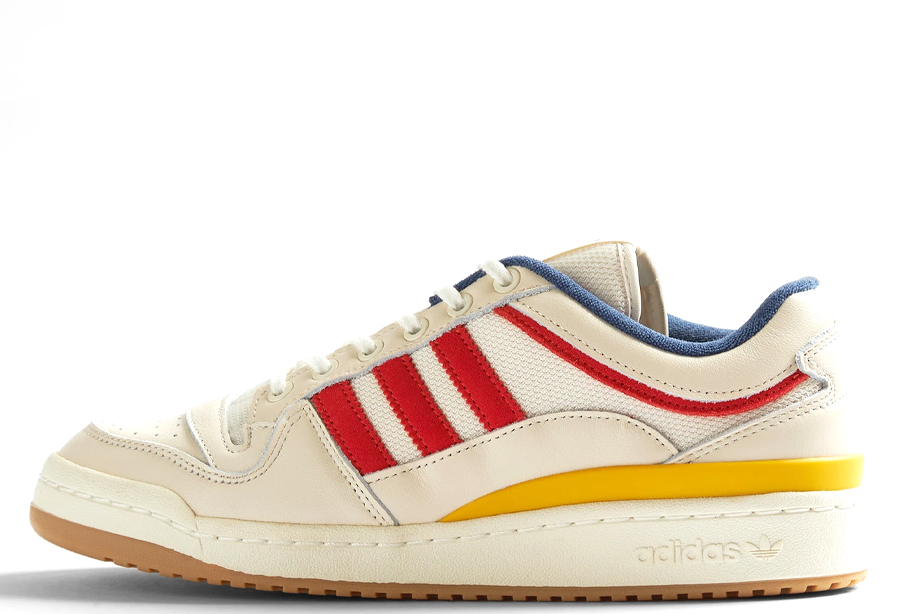 Adidas x Wood Wood Forum Low Burnt Orange (2022) OFF WHITE/ALTERED AMBER/YELLOW sneaker – authenticated on KLEKT