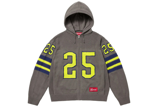 Supreme Sport Zip Up Hooded Sweater 'Grey' (SS25) – authenticated on KLEKT