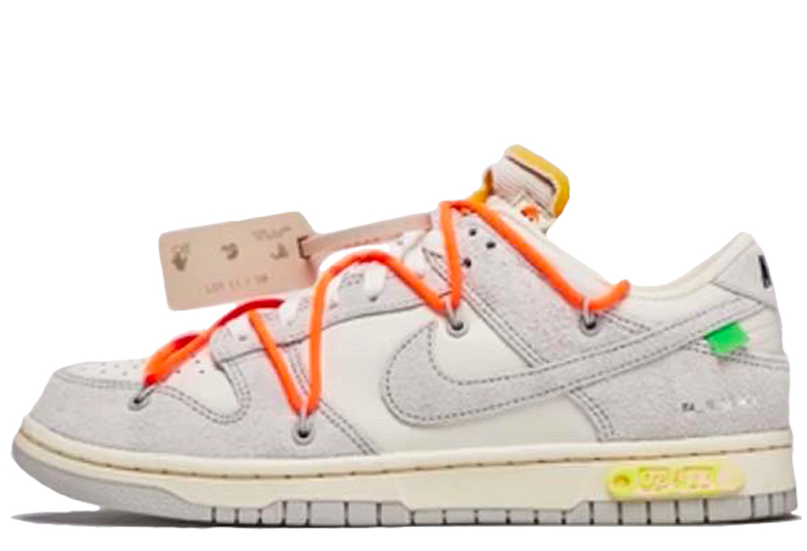 Nike x Off-White Dunk Low 'Lot 11' (2021) Sail/Neutral Grey sneaker – authenticated on KLEKT