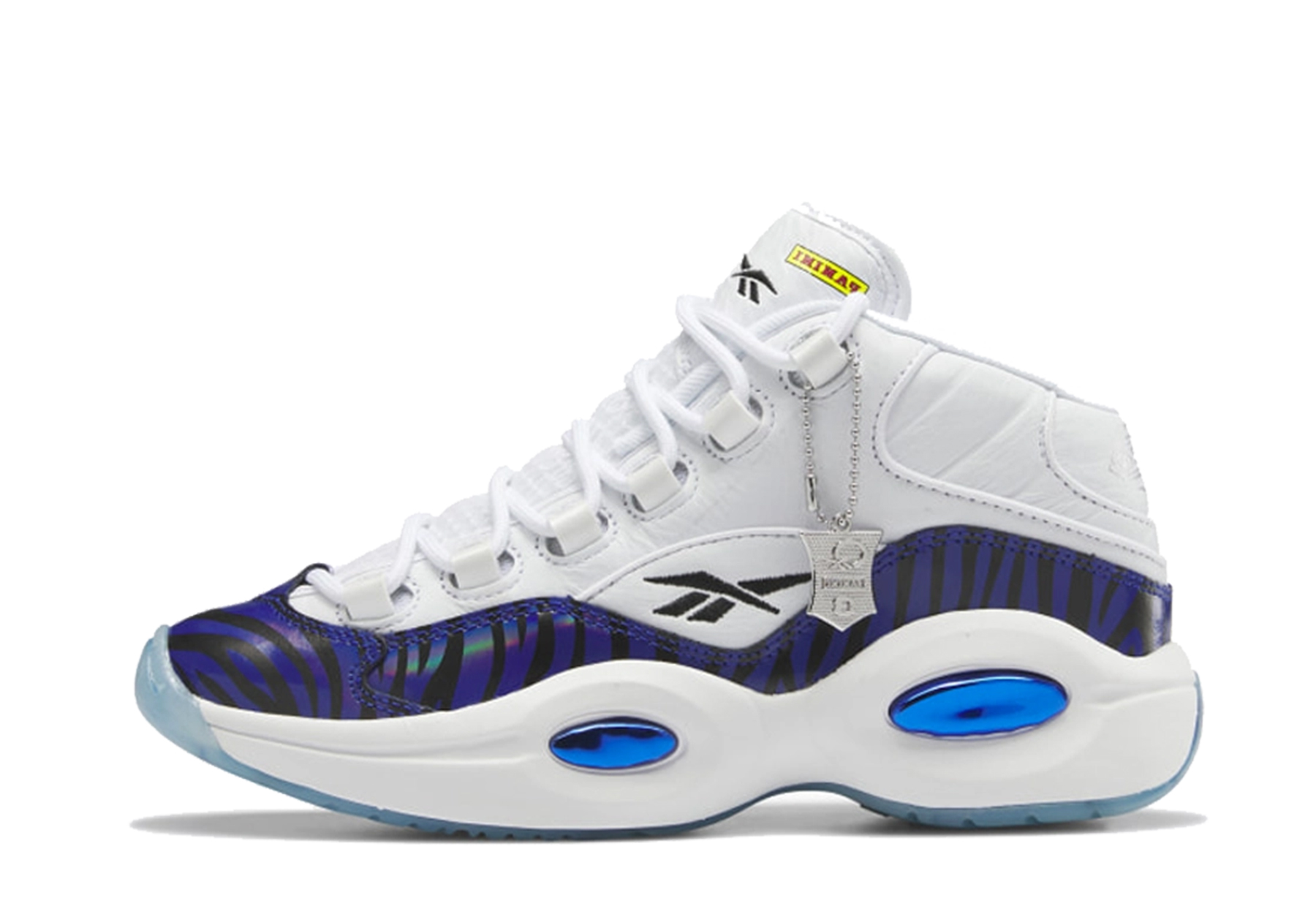 Reebok Question Mid 'Cloud White' (2022) Cloud White/Classic Cobalt/Core Black sneaker – authenticated on KLEKT