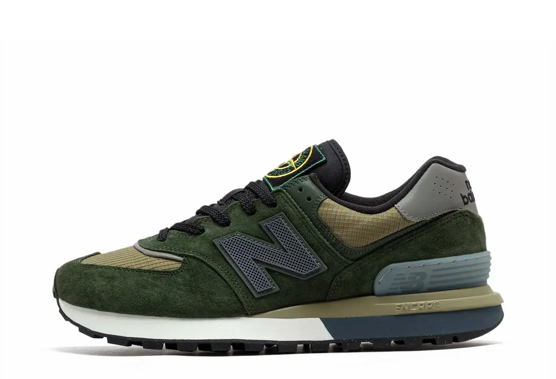 New Balance x Stone Island 574 Legacy 'Dark Green' (2024) Dark Green/Brown sneaker – authenticated on KLEKT