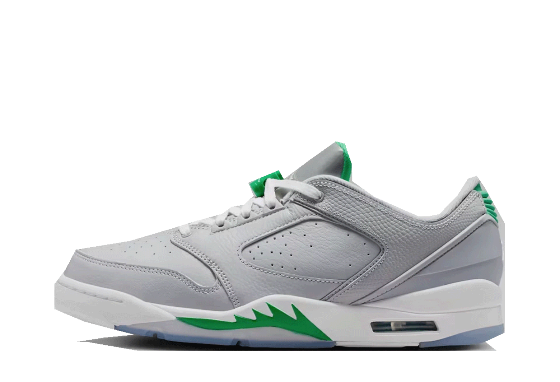 Air Jordan Sixty Plus Low 'Lucky Green' (2026) Wolf Grey/Lucky Green/White sneaker – authenticated on KLEKT