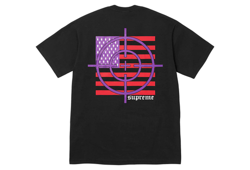 Supreme Target Tee 'Black' (FW25) – authenticated on KLEKT