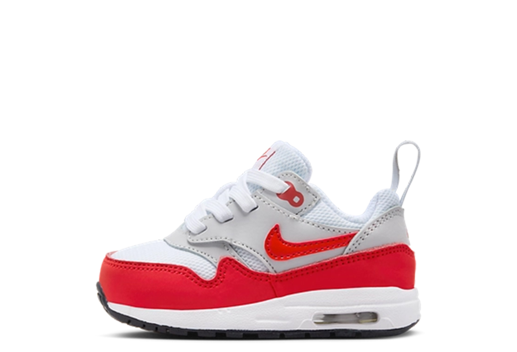 Nike Air Max 1 EasyOn TD 'University Red' (2023) Neutral Grey/White/Black/University Red sneaker – authenticated on KLEKT