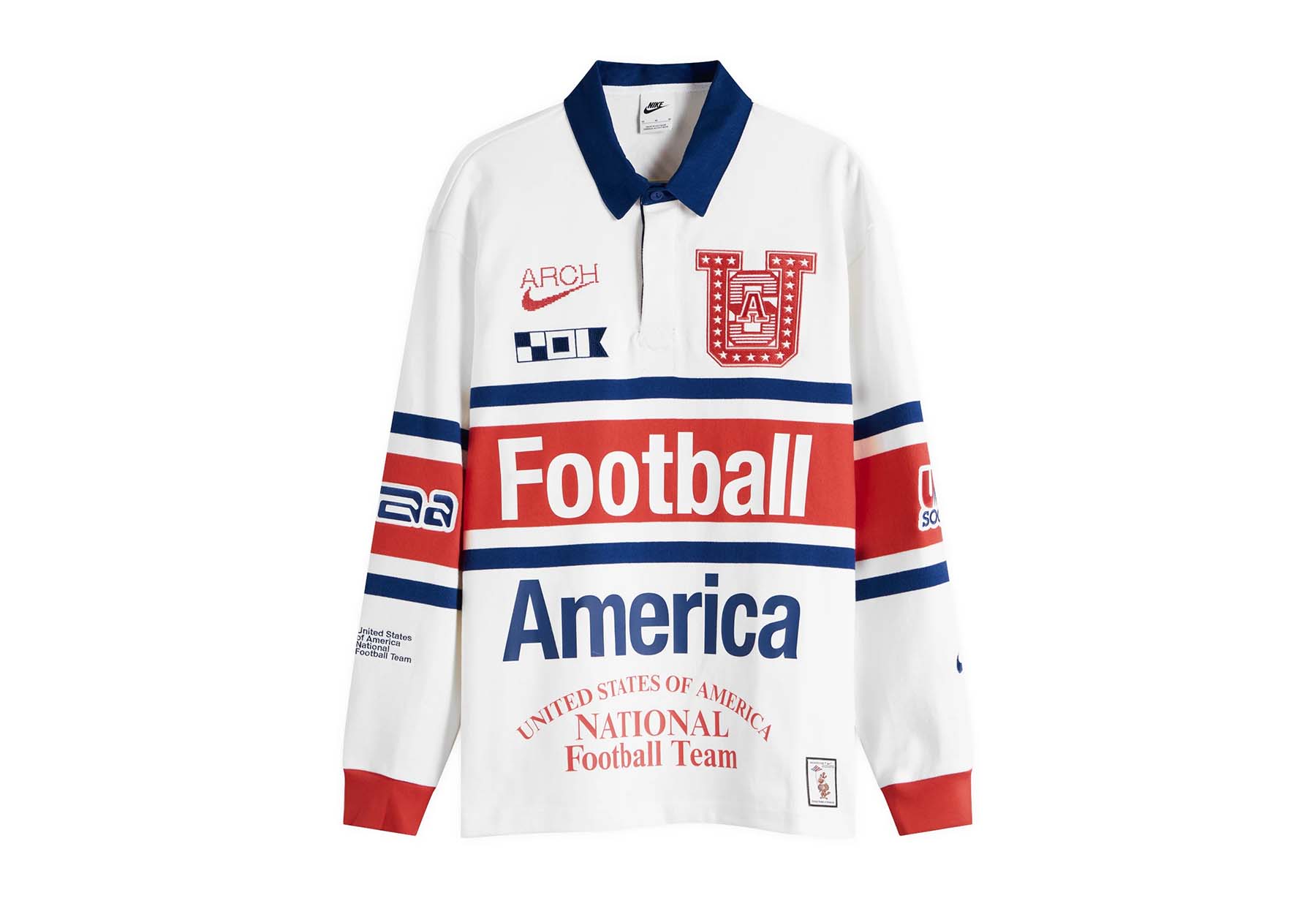 Nike x Virgil Abloh Archive x USA Men's Long-Sleeve Rugby Top