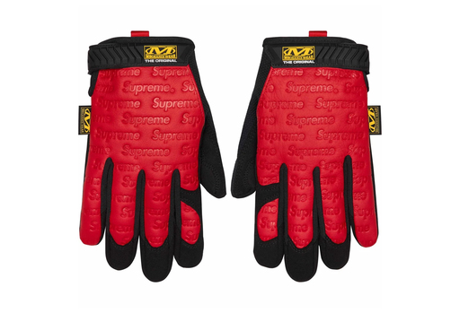 Supreme x Mechanic Leather Work Gloves Red (SS24)