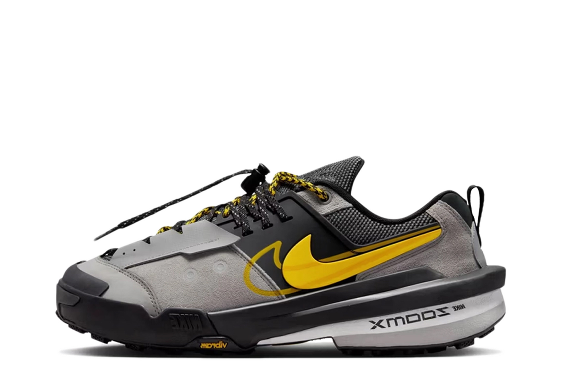 Nike x sacai Zegamadome SP 'Matte Silver & Tour Yellow' (2025) Matte Silver/Tour Yellow/Black sneaker – authenticated on KLEKT