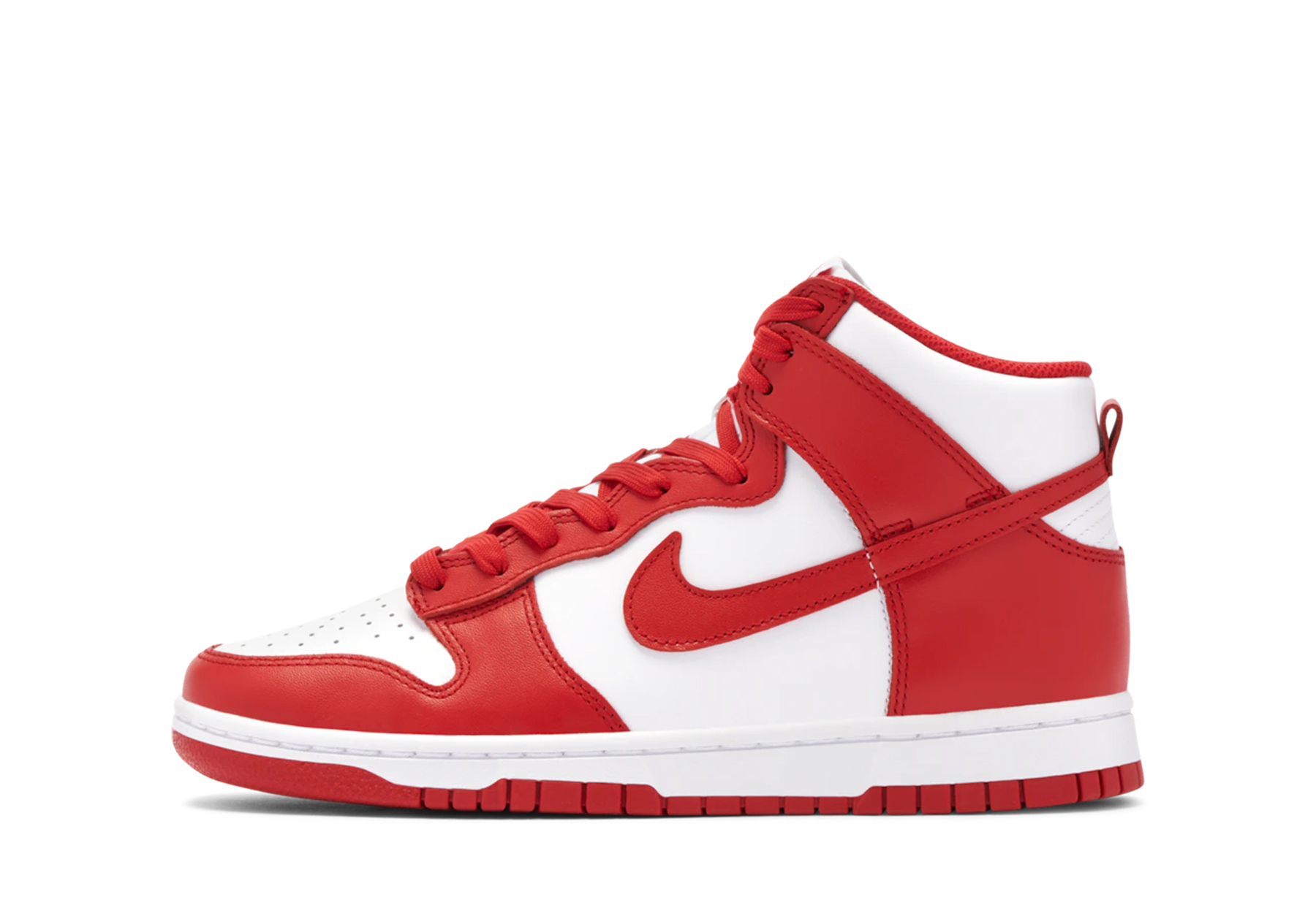 Nike Dunk High 'University Red' (2021) UNIVERSITY RED/WHITE sneaker – authenticated on KLEKT