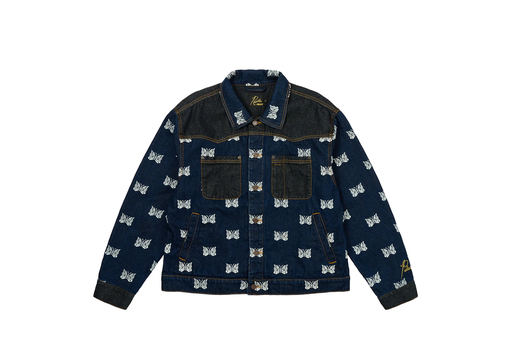 Palace x Needles Western Denim Jacket 'Indigo' (FW24)