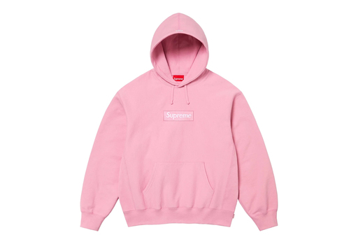 Supreme Box Logo Hooded Sweatshirt 'Dusty Pink' (FW24) – authenticated on KLEKT