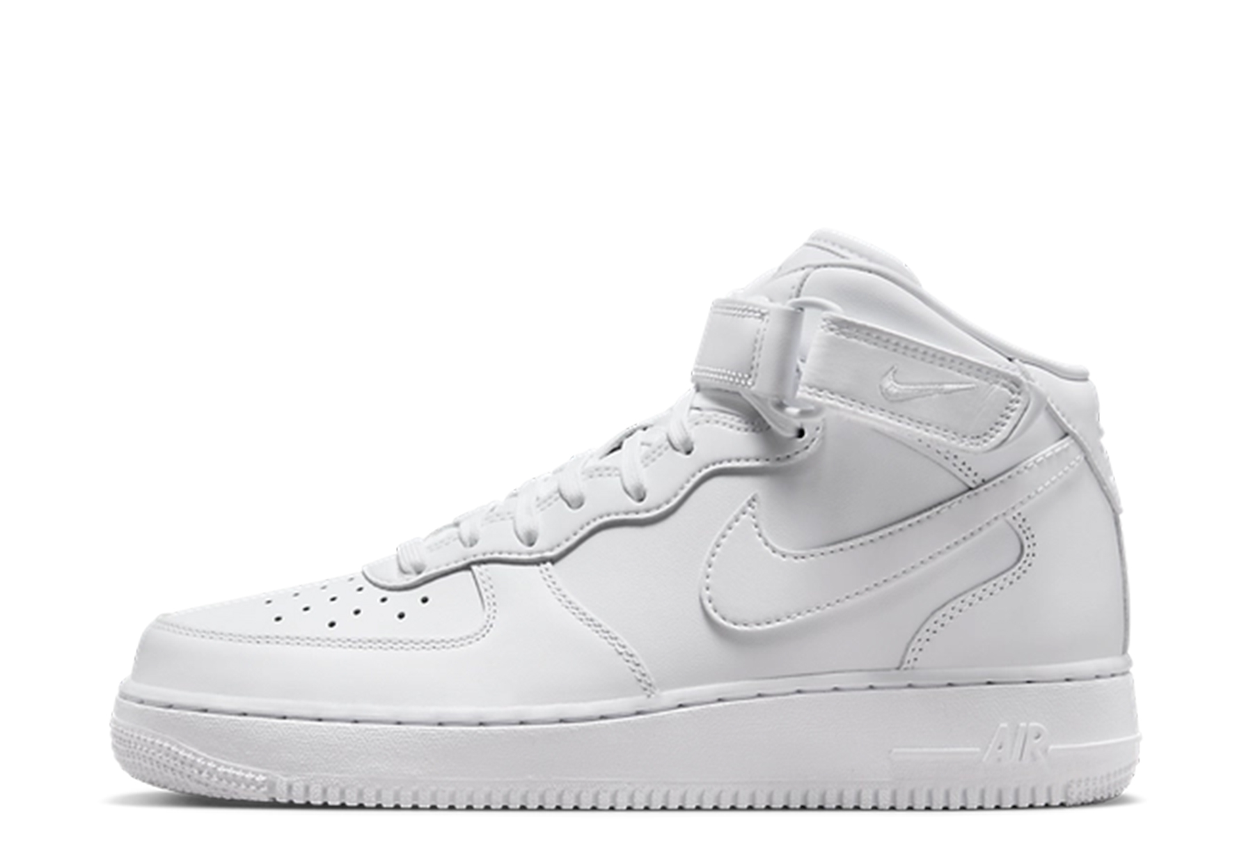 Nike Air Force 1 '07 Mid 'Fresh White' (2023) White/White/White/Wolf Grey sneaker – authenticated on KLEKT