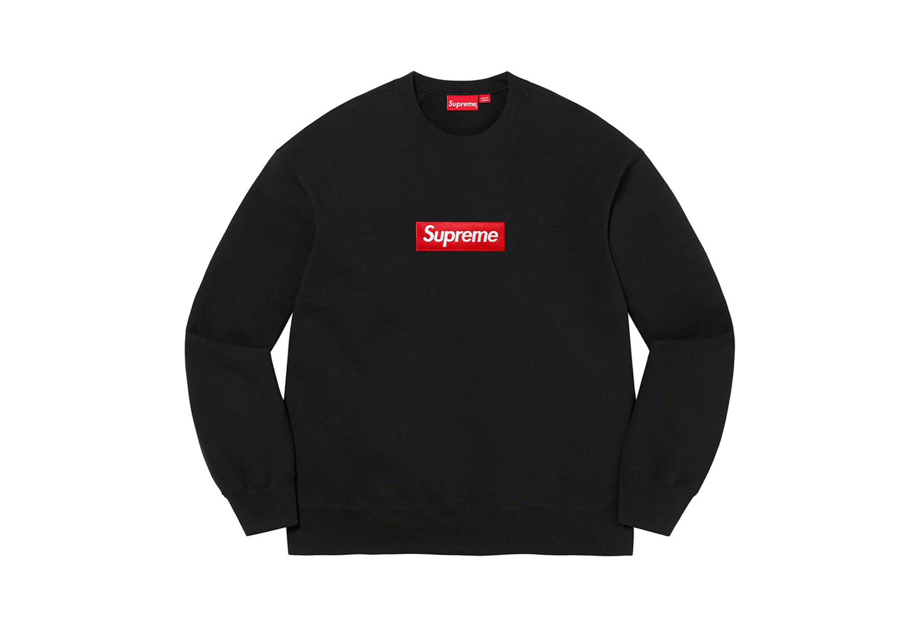 Supreme Box Logo Crewneck Black (2022) BLACK sneaker – authenticated on KLEKT
