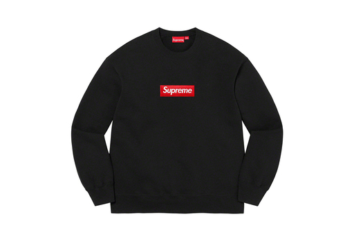 Supreme Box Logo Crewneck Black (2022)