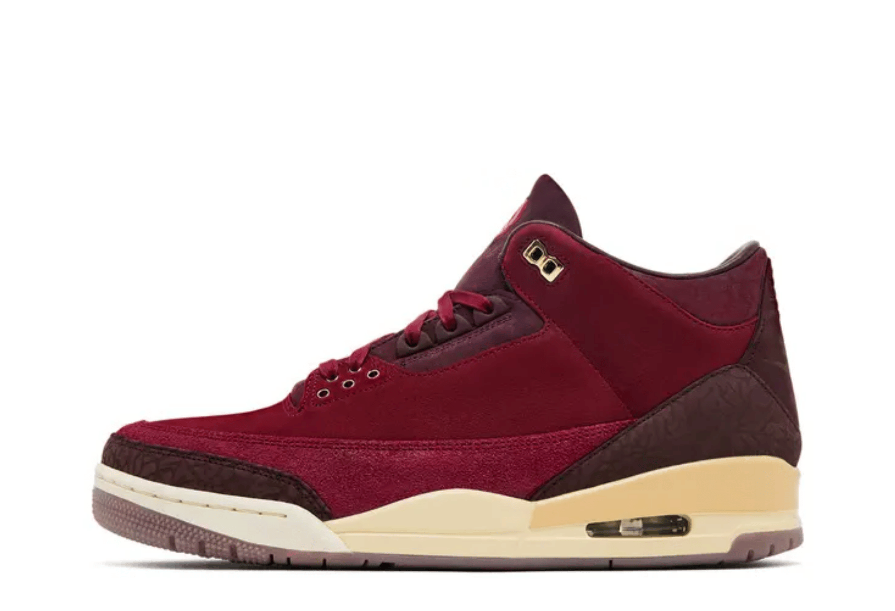 Air Jordan 3 Retro 'Bin23' (2026) TEAM RED/METALLIC GOLD/BURGUNDY CRUSH/COCONUT MILK/SMOKEY MAUVE/GYM RED sneaker – authenticated on KLEKT